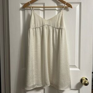 Wilfred Satin Mini Dress size XS (Light Birch)